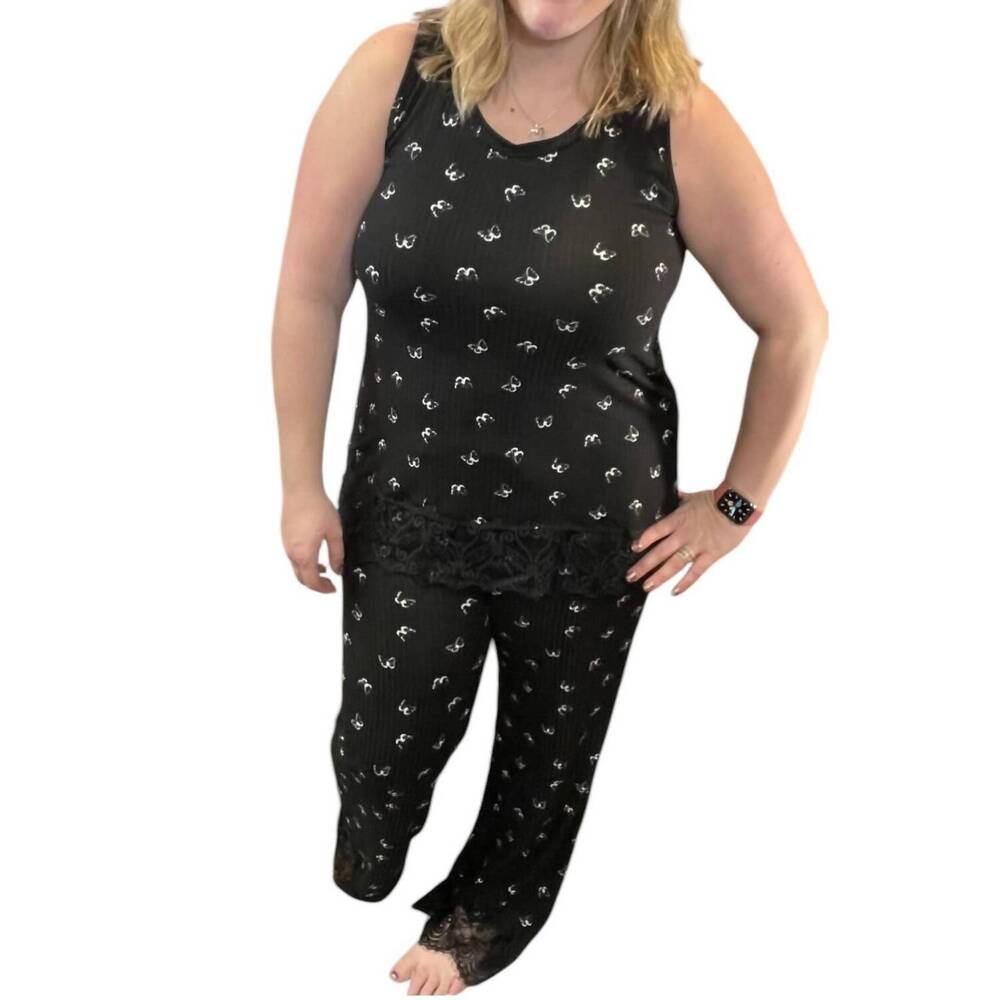 NEW BLUMIN butterfly lounge set in black